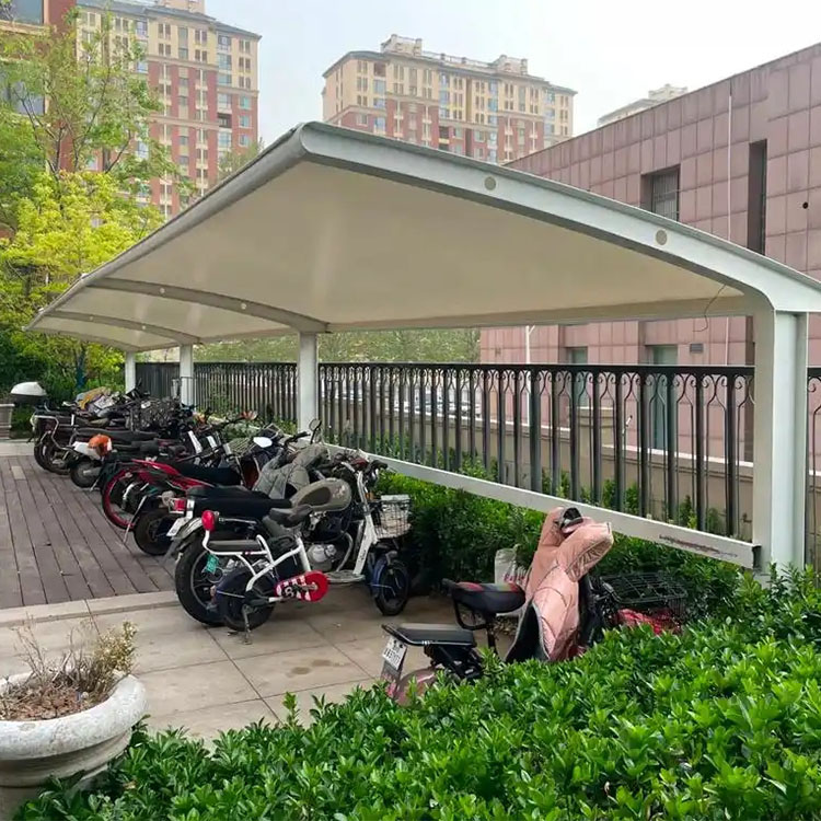 且末县膜结构电动车棚